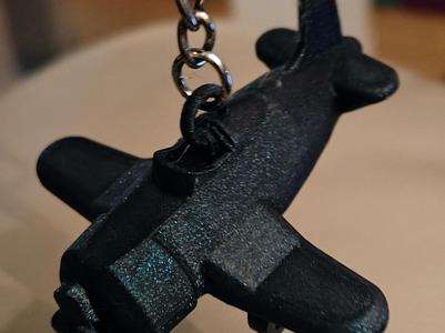 Mini EZ Printy Plane Keychain / Ornament