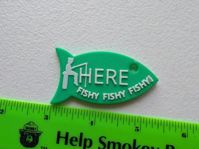 HERE FISHY FISHY FISHY | Button Pin| No AMS Needed
