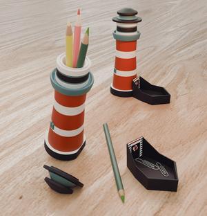 Minimalist decorative lighthouse - Ready-to-print 3D model
