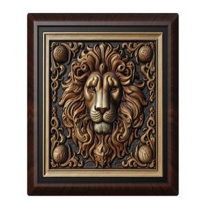 lion animal wall art relief wall decor