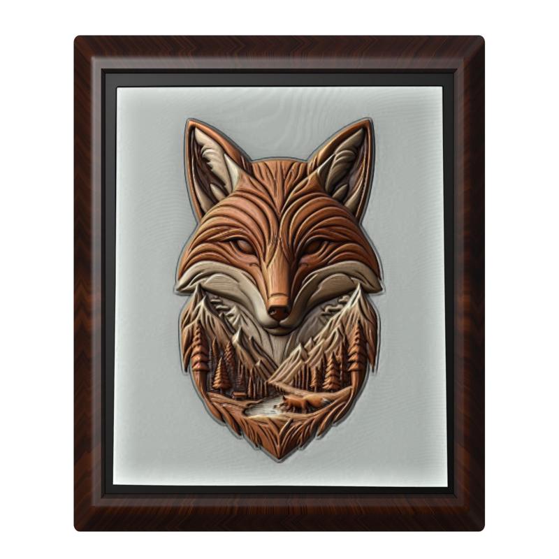 Fox animal wall art relief wall decor