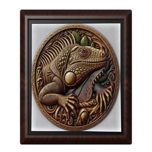 Iguana animal wall art relief wall decor