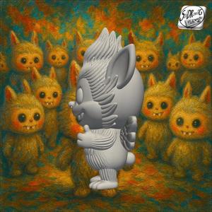 Labubu Winged Guardian – SoliDRawinGs SG-LABUBU020