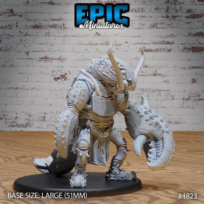 Lobster Folk Warrior ‧ DnD Miniature ‧ Tabletop Miniatures ‧ Gaming Monster ‧ 3D Model ‧ RPG ‧ DnDminis ‧ STL FILE