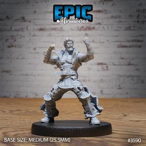 Gaijin Challenger Boxing ‧ DnD Miniature ‧ Tabletop Miniatures ‧ Gaming Monster ‧ 3D Model ‧ RPG ‧ DnDminis ‧ STL FILE