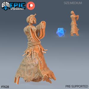 Jiangshi Walking ‧ DnD Miniature ‧ Tabletop Miniatures ‧ Gaming Monster ‧ 3D Model ‧ RPG ‧ DnDminis ‧ STL FILE