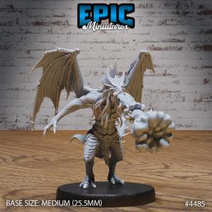 Draconic Demon Brass Firebreath ‧ DnD Miniature ‧ Tabletop Miniatures ‧ Gaming Monster ‧ 3D Model ‧ RPG ‧ DnDminis ‧ STL FILE