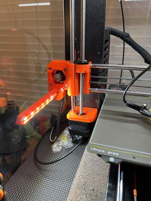Nozzle light X Axis