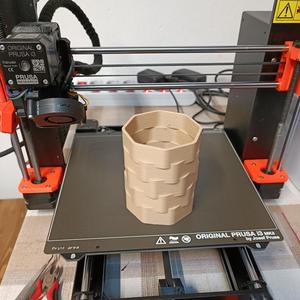 Octagon pen holder
