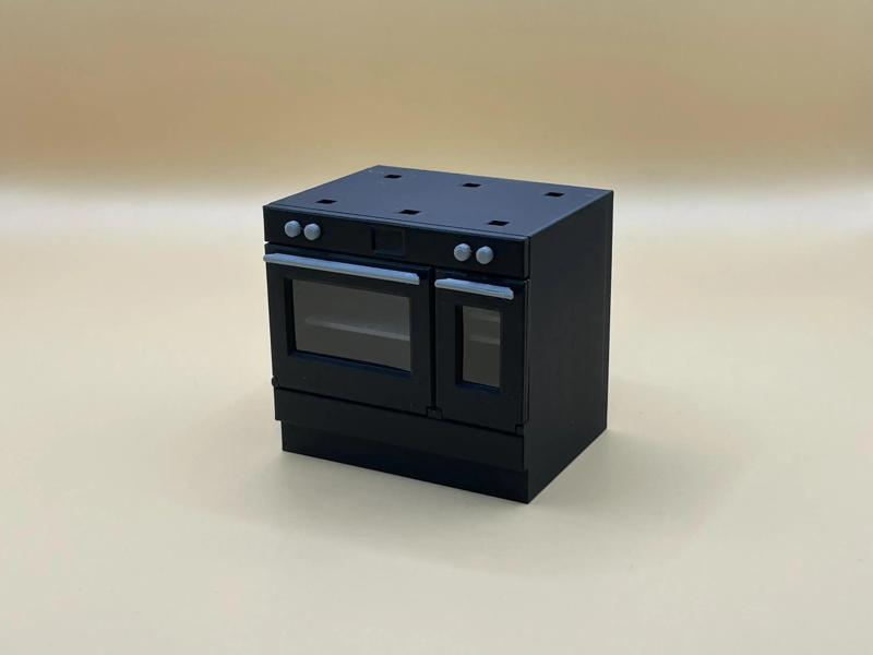 3d STL Files for Miniature Dollhouse Double Oven - Kitchen System  - 1:12 Scale for 3d Printing - Commercial License