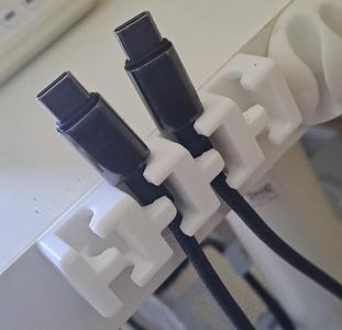 Charging cable hanger