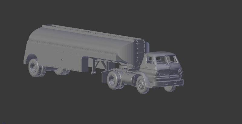 dodge truck tank trailer