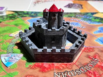 Connecting Towers, Walls, and Wizard Tower for Castle Panic   
