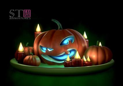 Halloween pumpkin dish