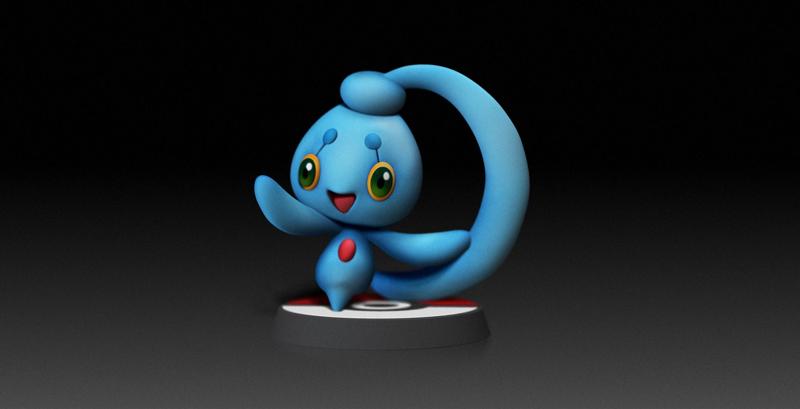 Phione - FAN ART - POKÉMON FIGURINE - 3D PRINT MODEL
