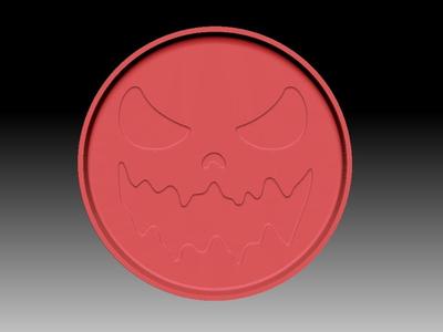 HALLOWEEN FACE 4 BATH BOMB MOLD