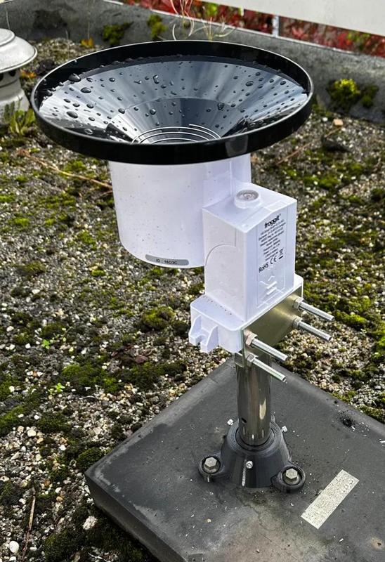 Adjustable stand and wall mount for weather station rain gauge (Ecowitt, Froggit, Fine Offset, Ambient Weather)   