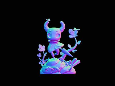 HOLLOW KNIGHT FIGURINE FAN ART