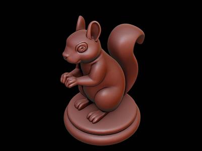 Squirrel Animal Figure Printable