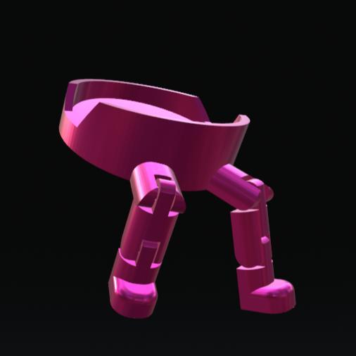 Mug stand with flexi legs