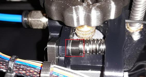 Ender 3 and Ender 3 V2 extruder spring spacers/compressors