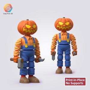 Flexi Articulated Pumpkins Head