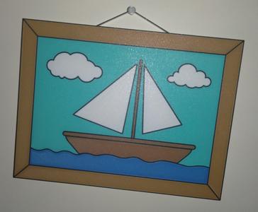 Scene From Moby Dick. Painting from The Simpsons