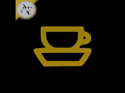Simple Coffee Cup Symbol - 2D Art
