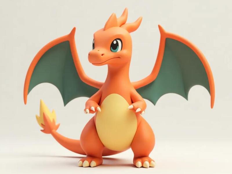 Cute Charizard statue