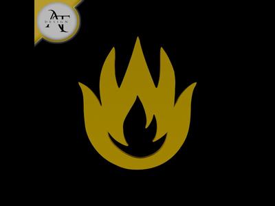 Simple Flame Symbol - 2D Art