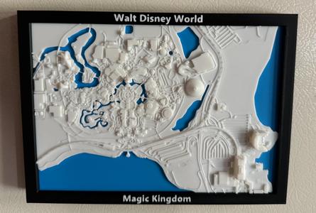 Frame ONLY w embedded txt - Disney's Magic Kingdom