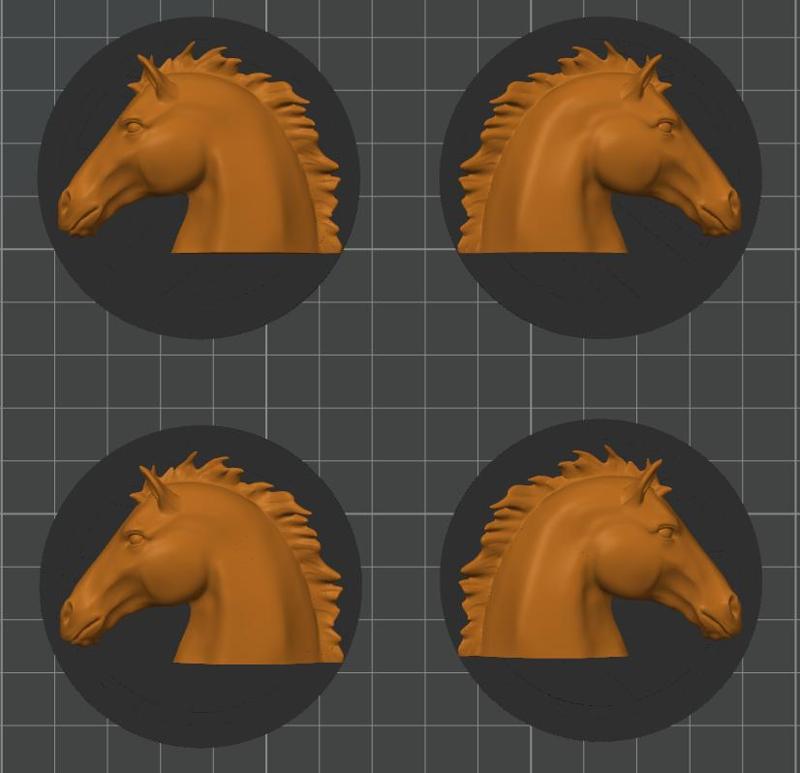 Horse Center Caps 60mm VW Audi Seat Skoda Mercedis