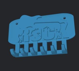 KEY HANGER ...KEY HANGER... ROCK 175X116X42 MM EASY PRINT PRINTING WITHOUT SUPPORTS