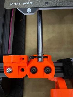 PRUSA BEAR Y-ROD HOLDER UPDATED DESIGN WITH CLAMP