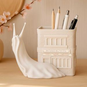 Snail Pen Pencil Holder Japanese Style