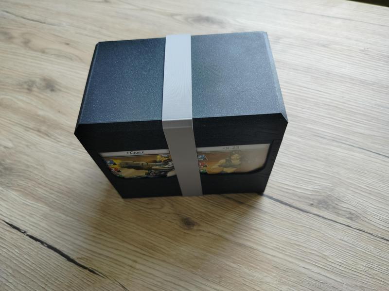 Tape for Marvel champions encounter storage token tray.