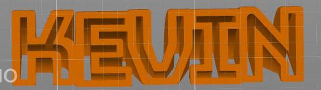 Kevin Deskop Sign