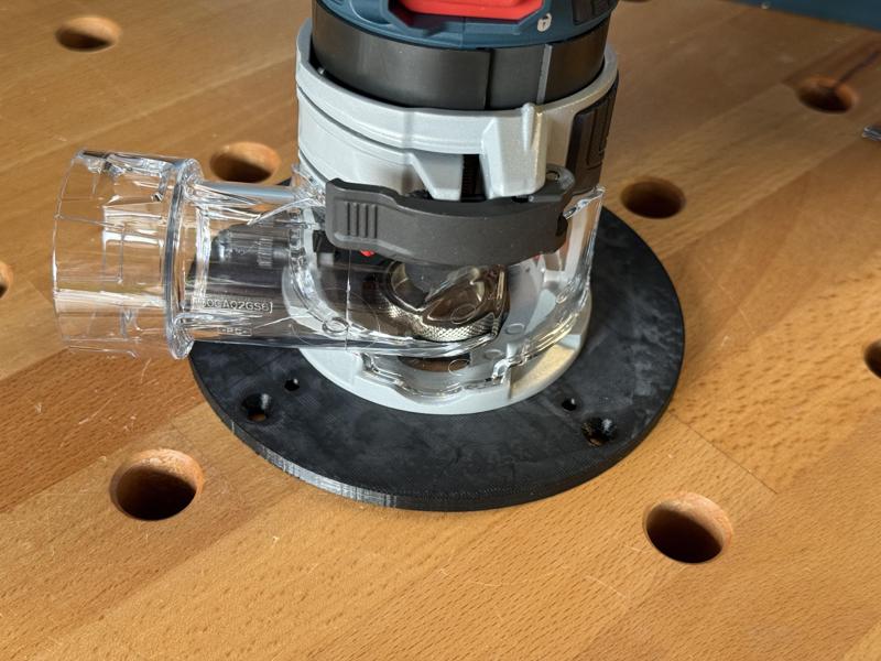 Bosch GKF 18V-8 Large Base Plate Mod - Porter Cable