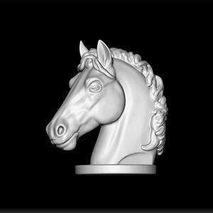 Horse Head Bust - Horse Bust Sculpture - 3D Print Horse Head - Detailed Horse Bust Design - Equine Head Sculpture