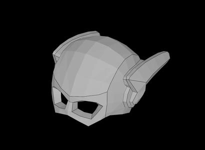 Lego Compatible (15554.dat) Minifig Headgear Mask The Flash   