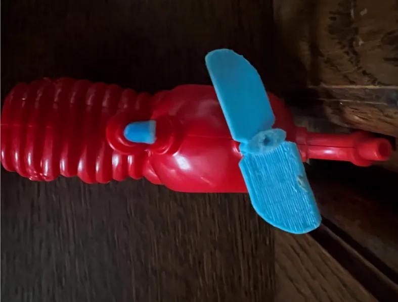 hélice pistolet a bulle   