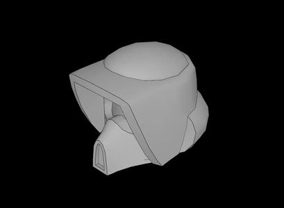 Lego Compatible (30369.dat) Minifig Helmet Scout Trooper   