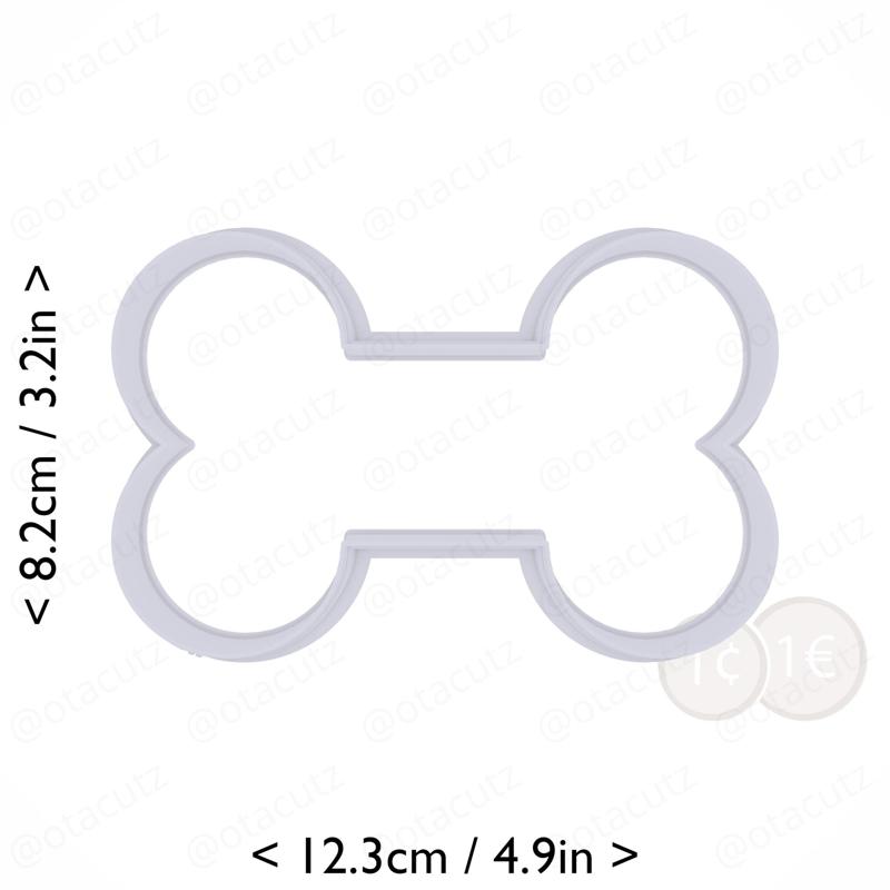 Bone Cookie Cutter 4.5in / 11.4cm