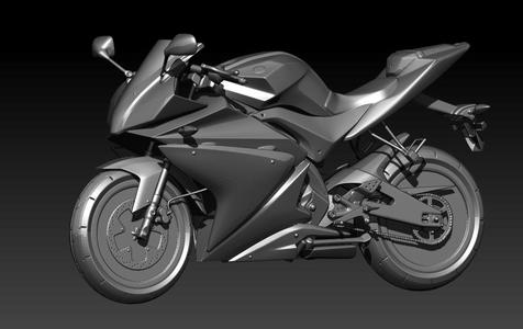 Sci Fi Yamaha Bike
