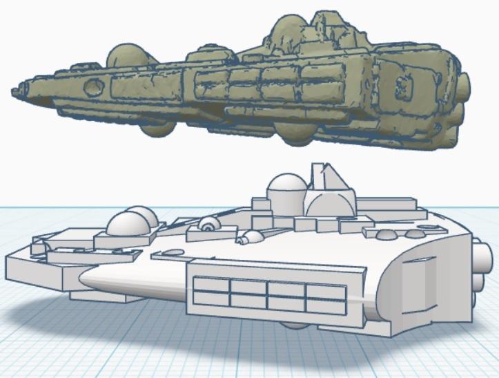 Galaxy Troop Ship Tracing