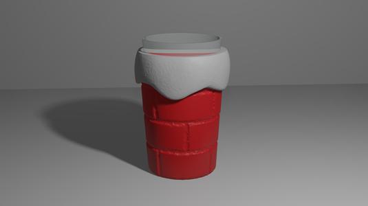 Brick Chimney Pint Glass Holder / Koozie