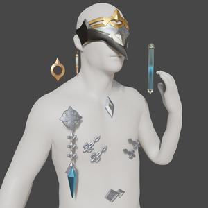A Winter Night Genshin Impact cosplay kit Dottore