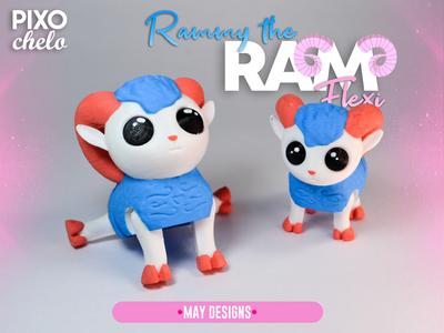 RAMMY THE RAM FLEXI CUTE🐏🐏🐏