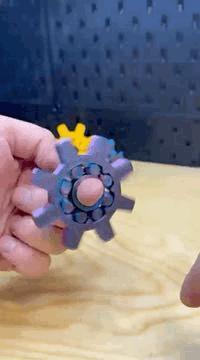 Gear-Style Fidget Spinner