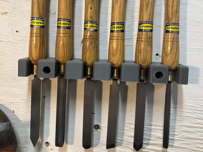 Marples Lathe turning tool chisel wall mount